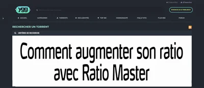 comment augmenter son ratio sur yggtorrent